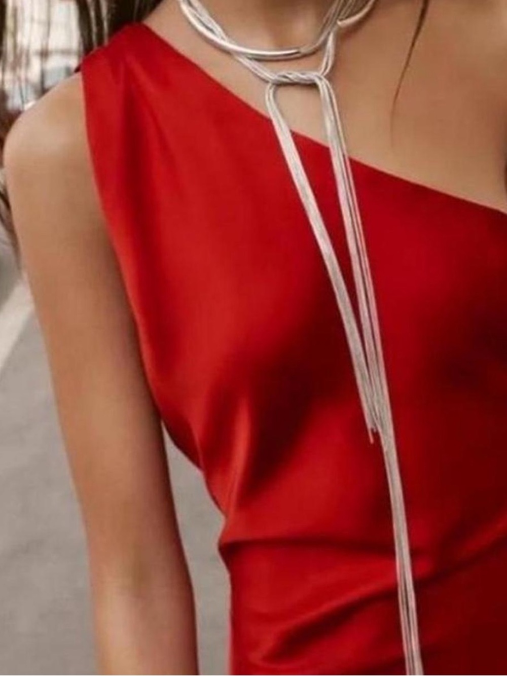 Zara Bold Red Backless Maxi Dress - Picture 3 of 6